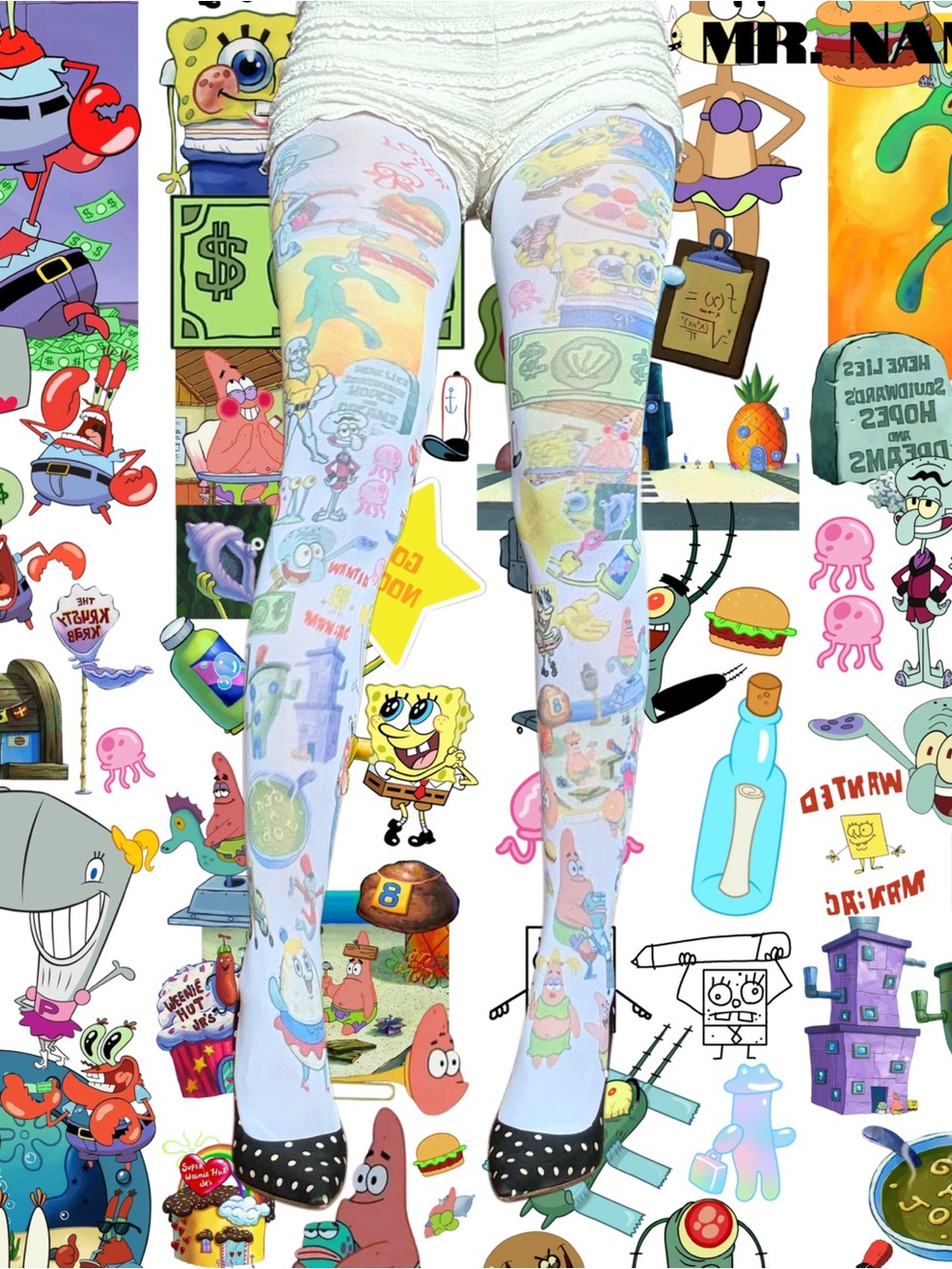 SpongeBob Squarepants Tights - Mr Nammy